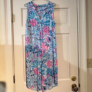 Lilly Pulitzer 100% cotton knit shift dress Size Medium